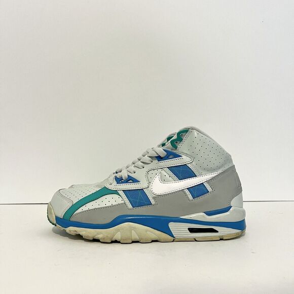 2017 Nike Air Trainer SC Grey White Blue Orbit 302346 019 Rare Bo Knows Sz 8 - Picture 1 of 8